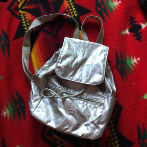 KIPLING Silver Backpack